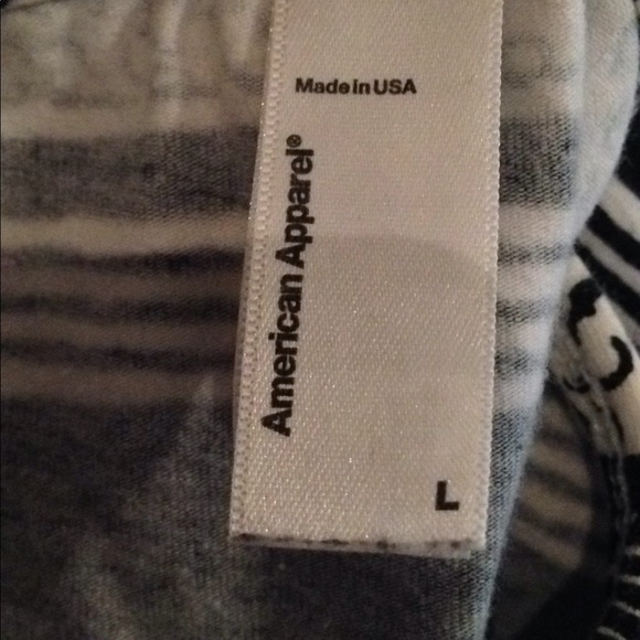 American Apparel Patterned Strapless Bodysuit - Picture 4 of 4